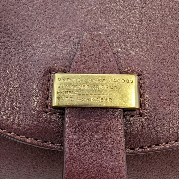 MARC by Marc Jacobs Irina KMJ Red and Wineberry Handbag Purse - Picture 7 of 9